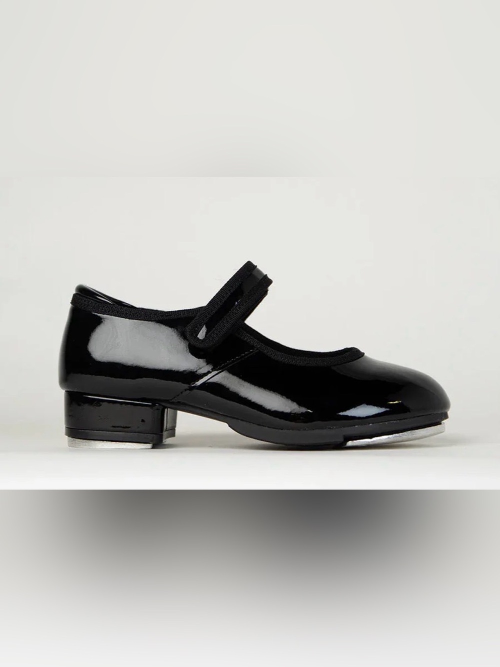 Stelle Black Patent Tap Shoes Girls Size 1